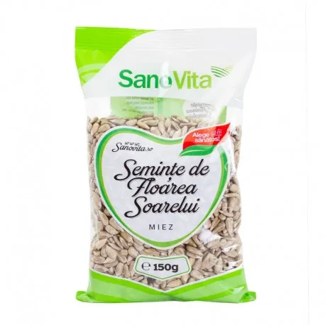 SEMINTE DE FLOAREA SOARELUI 150g SANOVITA — preț și oferte