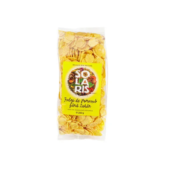 SOLARIS fulgi de porumb fara zahar 250g — preț și oferte