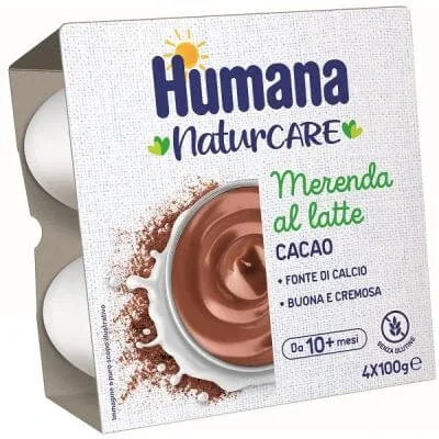 Humana merenda cacao 4 borcane 100 g — preț și oferte