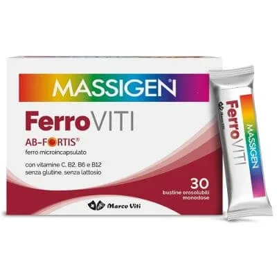 Massigen ferroviti 30 plicuri orosolubile — preț și oferte