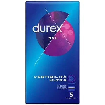 Durix 3xl ultra fit prezervativ din 5 piese — preț și oferte