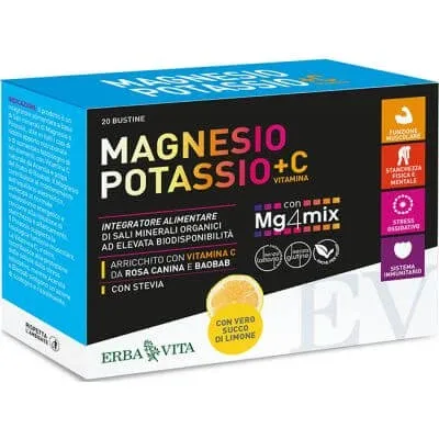 Magneziu potasiu +c vitamina aromă de lămâie 20 pliculețe de 3,8 g — preț și oferte