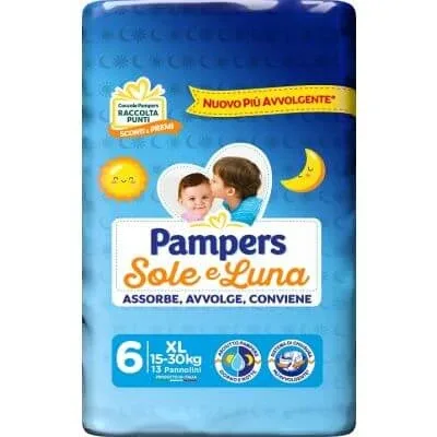 Pampers sun moon xl 13 bucăți — preț și oferte