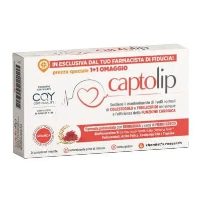 Captolip formulă nouă 24 comprimate filmate — preț și oferte