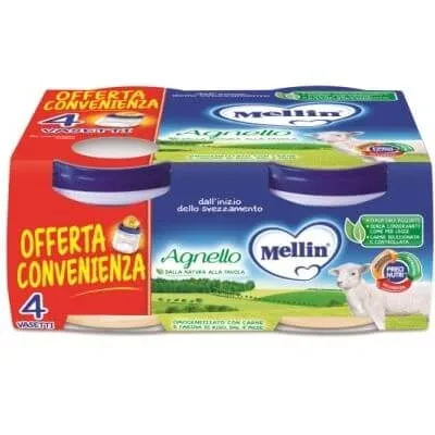 Miel omogenizat Mellin 4 bucăți x 80 g — preț și oferte