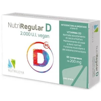 Nutriregular d 2000ui vegan 60 comprimate — preț și oferte