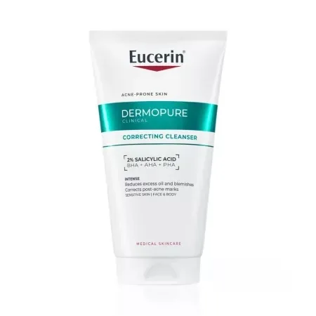 Gel de curatare regenerant cu 2% acid salicilic DermoPure, 150 ml, Eucerin — preț și oferte