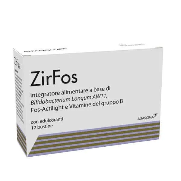 Zirfos cu gust de caramel, 12 pliculețe, Alfasigma — preț și oferte