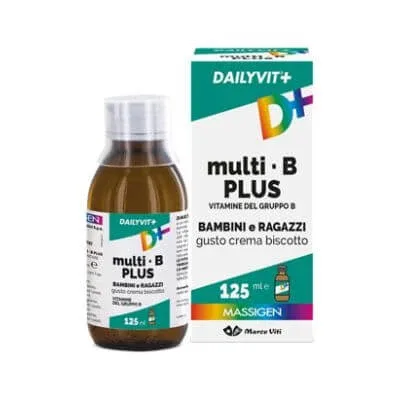 Dailyvit+ multi b plus vitamine din grupul b pentru copii și tineri cremă aromă biscuiți 125 ml — preț și oferte
