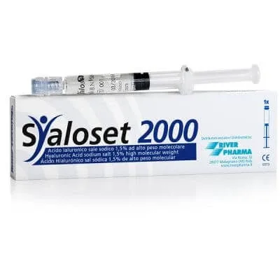 Seringă intra-articulară syaloset 2000 acid hialuronic 1,5% 2 ml 1 buc — preț și oferte