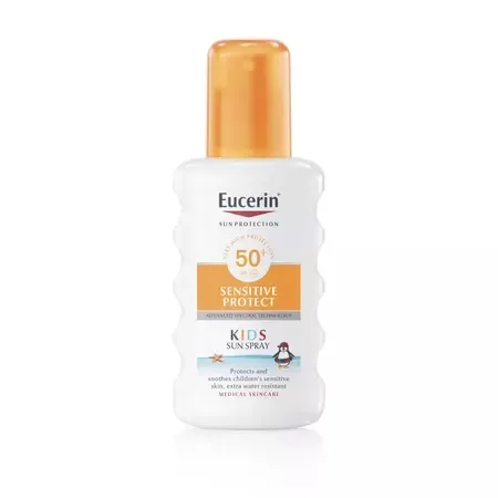 Spray de corp pentru copii SPF 50+ Sun Protect Sensitive, 200 ml, Eucerin — preț și oferte