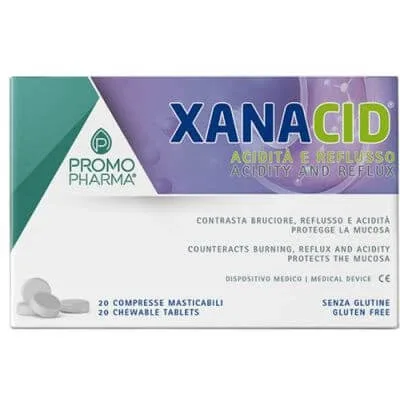 Xanacid 20 comprimate masticabile — preț și oferte
