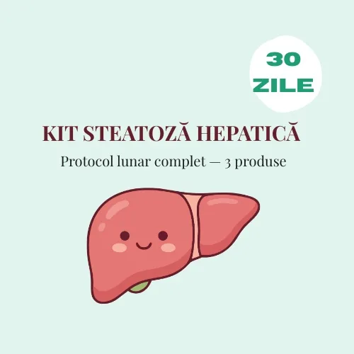 Kit Lunar Steatoza Hepatica — Protocol Complet Kituri recomandate de farmacisti — preț și oferte