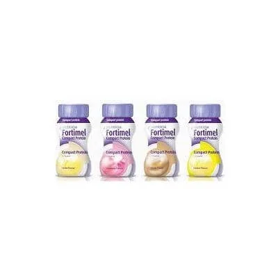 Fortimel compact proteine cafea 4 x 125 ml sticle — preț și oferte