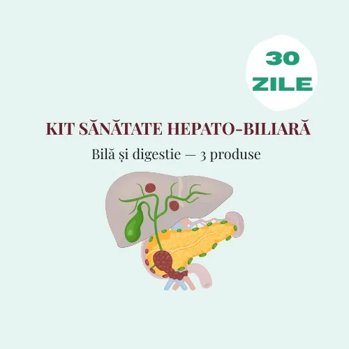 Kit Disconfort Digestiv si Bila — Protocol Lunar Complet Kituri recomandate de farmacisti — preț și oferte