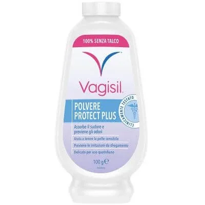 Vagisil protect plus pudră de igienă feminină 100 g — preț și oferte