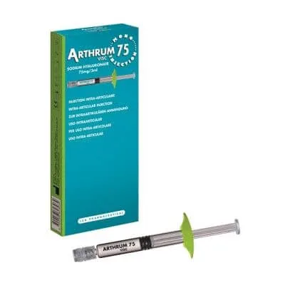 Seringă intraarticulară arthrum visc 75 mono injecție acid hialuronic 3 ml — preț și oferte