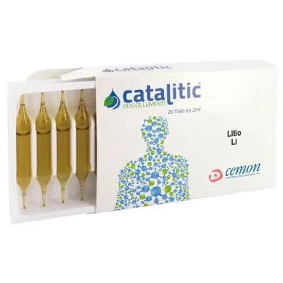 Oligoelemente catalitice litiu li 20 fiole 2 ml — preț și oferte