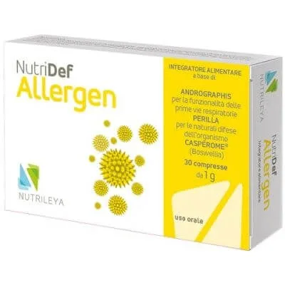 Nutridef alergen 30 comprimate — preț și oferte