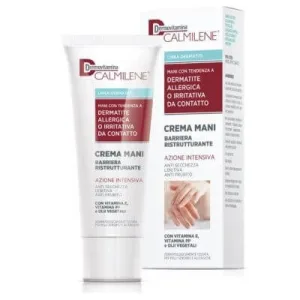 Dermovitamin calmilene restructurare barieră cremă de mâini acțiune intensivă pentru dermatită de contact alergică sau iritativă 75 ml