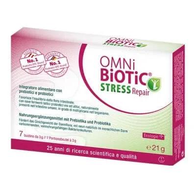 Omni biotic de reparare a stresului 7 pliculețe de 3 g — preț și oferte