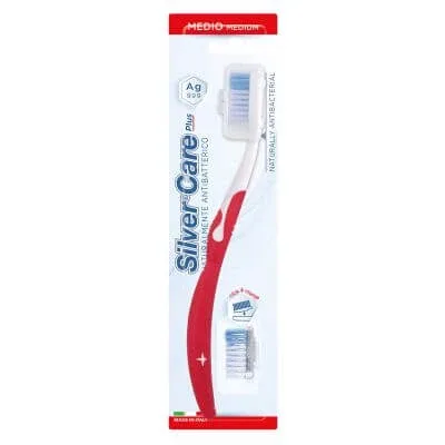 Silvercare plus periuță de dinți medie + înlocuitor — preț și oferte