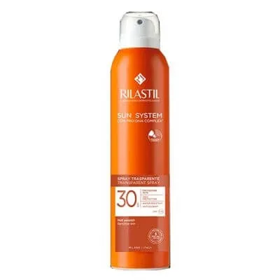 Rilastil sun system spray transparent spf30 200 ml — preț și oferte