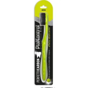 Plakkontrol perfect carbon periuță de dinți manuală blister 1 buc