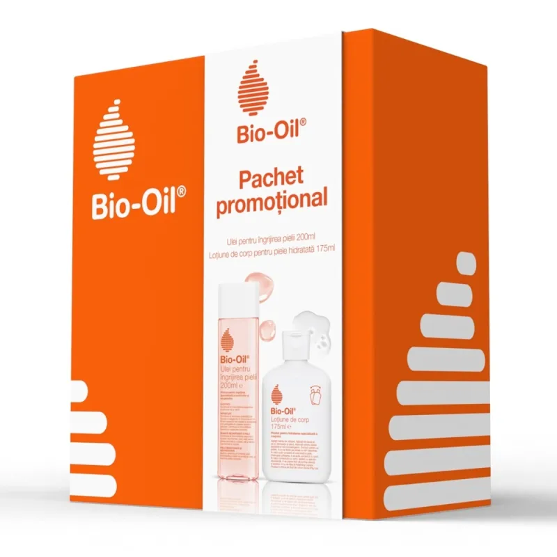 Pachet Ulei pentru ingrijirea pielii, 200 ml + Lotiune de corp, 175 ml, Bio-Oil BIO OIL — preț și oferte