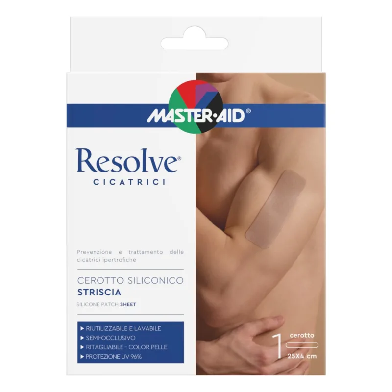 Plasture siliconic pentru cicatrice cezariana Resolve, 25 x 4 cm Origomedical — preț și oferte