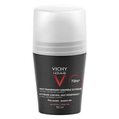 Vichy homme deo roll-on antiperspirant 50 ml — preț și oferte