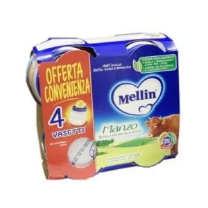 Carne de vită omogenizată Mellin 4x80 g
