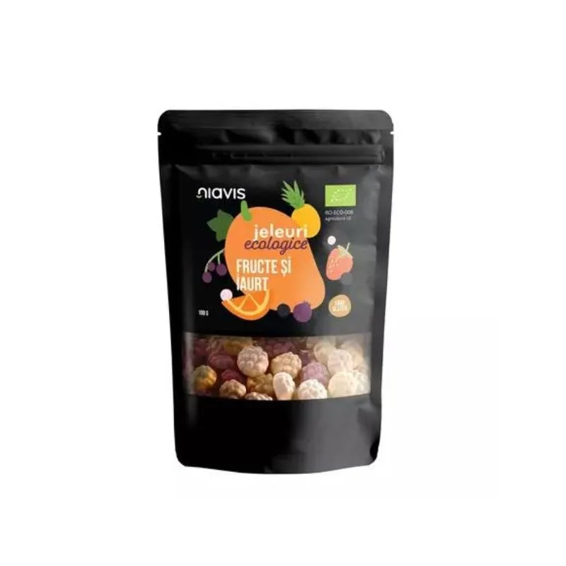 Jeleuri Ecologice cu Fructe si Iaurt, 100g, Niavis — preț și oferte
