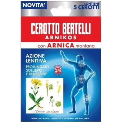 Tencuială Bertelli arnikos cu arnica montana 5 bucăți — preț și oferte