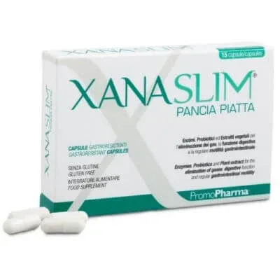 Xanaslim burtă plată 15 capsule gastro-rezistente — preț și oferte
