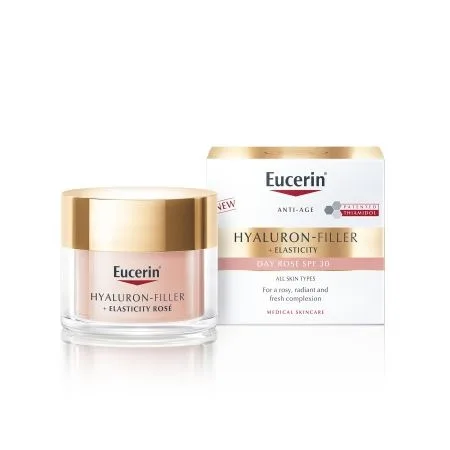 Cremă de zi SPF30 Hyaluron-Filler + Elasticity Rosé, 50 ml, Eucerin — preț și oferte