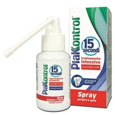 Plakkontrol 15 secunde apă de gură spray 50 ml — preț și oferte