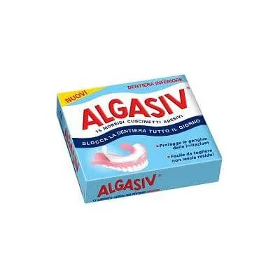 Algasiv adeziv pentru proteze inferioare 15 bucăți — preț și oferte