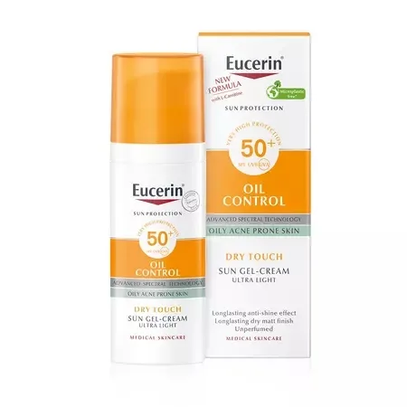 Cremă gel de față cu SPF 50+ Oil Control, 50 ml, Eucerin — preț și oferte
