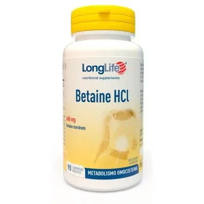 Longlife betaine hcl 90 comprimate — preț și oferte