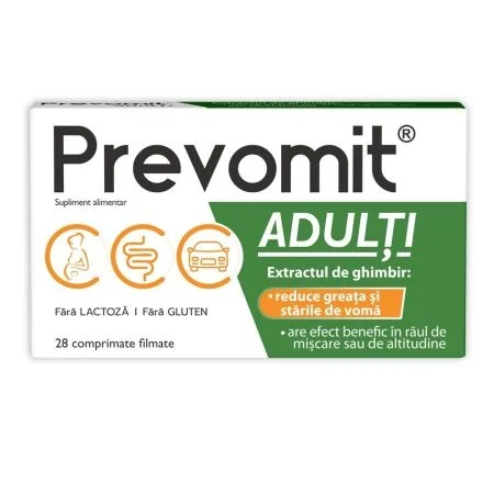 Prevomit adulti, 28 comprimate, Zdrovit — preț și oferte