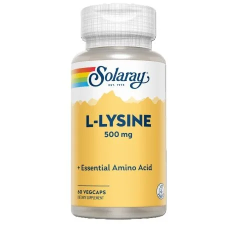 L-Lysine Solaray 500 mg, 60 tablete, Secom — preț și oferte