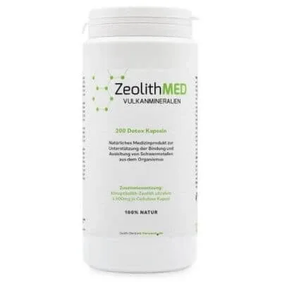 Zeolithmed detoxifiere minerală vulcanică 200 capsule — preț și oferte