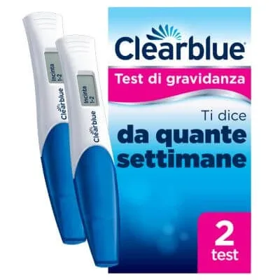 Test de sarcină Clearblue cu indicator săptămânal 2 bucăți — preț și oferte