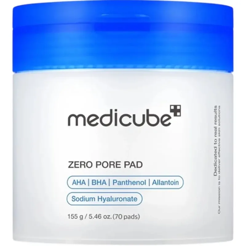 Medicube Zero Pore Pad 2.0, dischete tonice exfoliante pentru pori, 70 bucăți — preț și oferte
