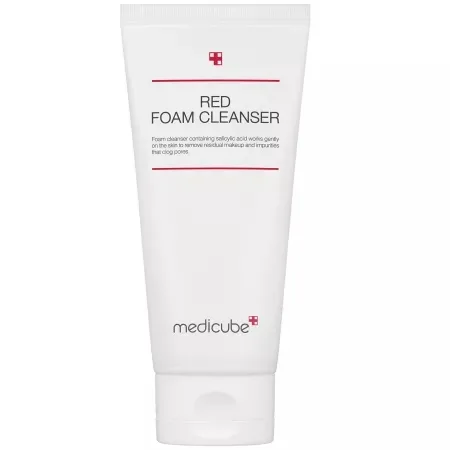 Medicube Red Foam Cleanser, spumă de curățare pentru ten gras și acneic, 120 ml — preț și oferte