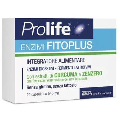 Prolife enzime fitoplus 20 capsule — preț și oferte