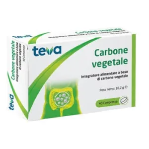 Teva vegetal carbon 40 comprimate 16,2 g