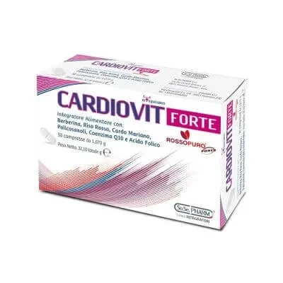 Cardiovit forte 30 comprimate — preț și oferte