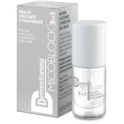 Dermovitamina micoblock lac de unghii bază&top coat 19 transparent 5 ml — preț și oferte
